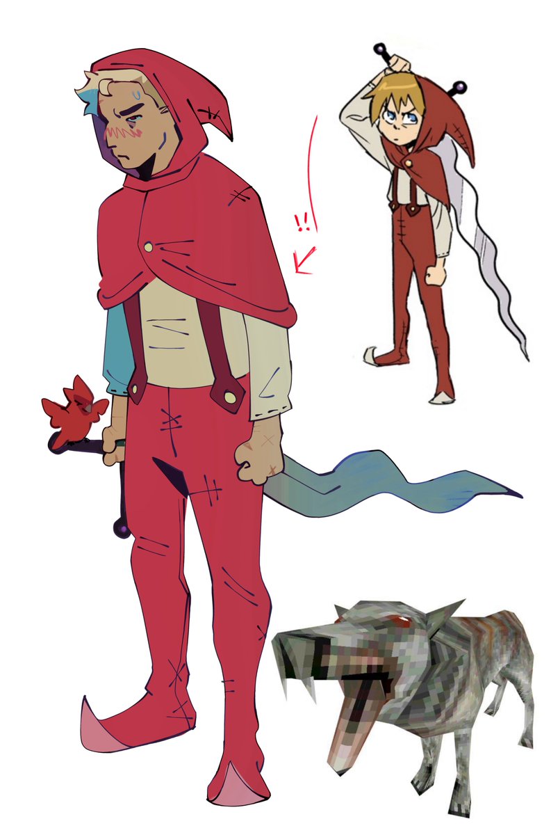 my son and his ugly little red riding hood outfit </3 #TOH #huntertoh