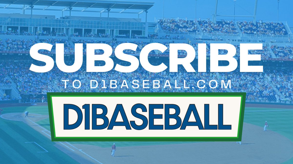 😎Love the work we do at @d1baseball? Access our stories, advanced statistics and much more with a Subscription. JOIN TODAY: d1baseball.com/subscribe/