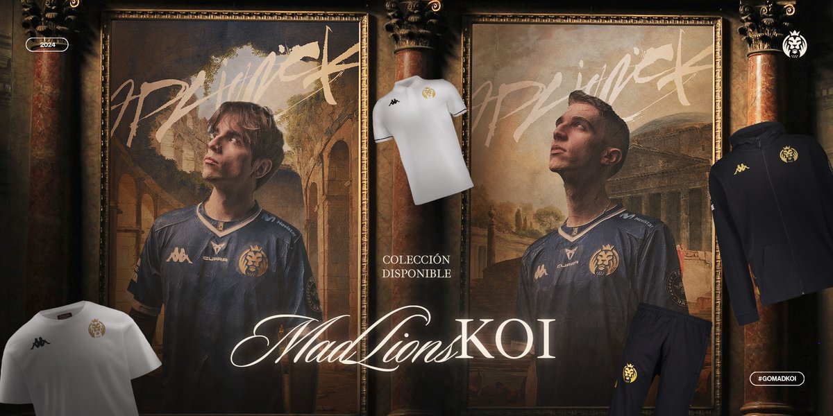 La adicción al MDK continúa con la nueva colección Lifestyle MAD Lions KOI 2024. Llevad el escudo siempre presente con nuestras nuevas chaquetas, polos y pantalones. ➡ shop.madlions.com/es/615-moda