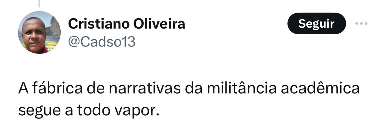 Há tempos uma entrevista minha não provoca o tsunami de reações “amáveis” . Já passou de algumas centenas e a coincidência das “opiniões” demonstra a força do conceito de dissonância cognitiva coletiva. Como responder? Divulgando outra vez a entrevista: brasildefators.com.br/2024/04/27/se-…