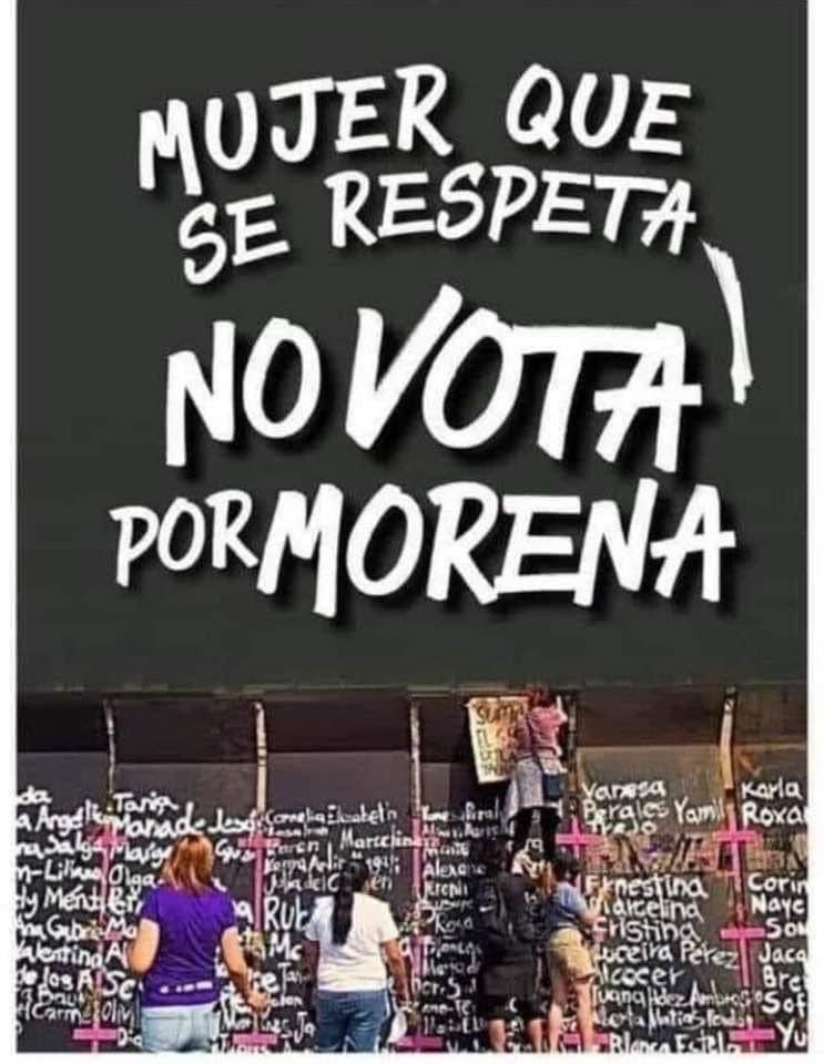 Por la incapacidad de acabar con los feminicidios, por dejar morir a 7500 niños con cancer, por dejar asesinar a 13450 niños, por quitar las casas de cuidado a mujeres violentadas, por quitar las estancias infantiles, porque como madres, esposas, hijas, hermanas estamos hartas de…