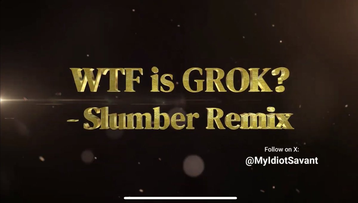 Not sure what #Grok is? WTF is GROK - A #GrokRadio Original youtu.be/esdqmoUd81k?si… via @YouTube Follow on X, Subscribe on Youtube! @MemeGrokCoin @Grok_Project #Grok #GrokAi #ElonMusk #GrokLife #GROKNation #GrokRadio