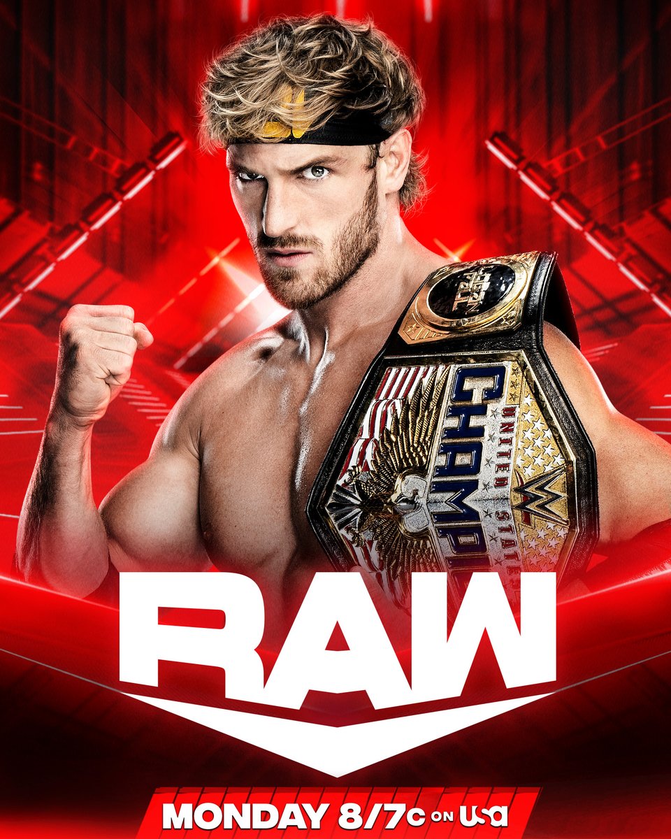 #USChampion @LoganPaul returns to #WWERaw tomorrow night!

📍 KANSAS CITY
🎟️ TICKETS ON SALE NOW: axs.com/events/519703/…