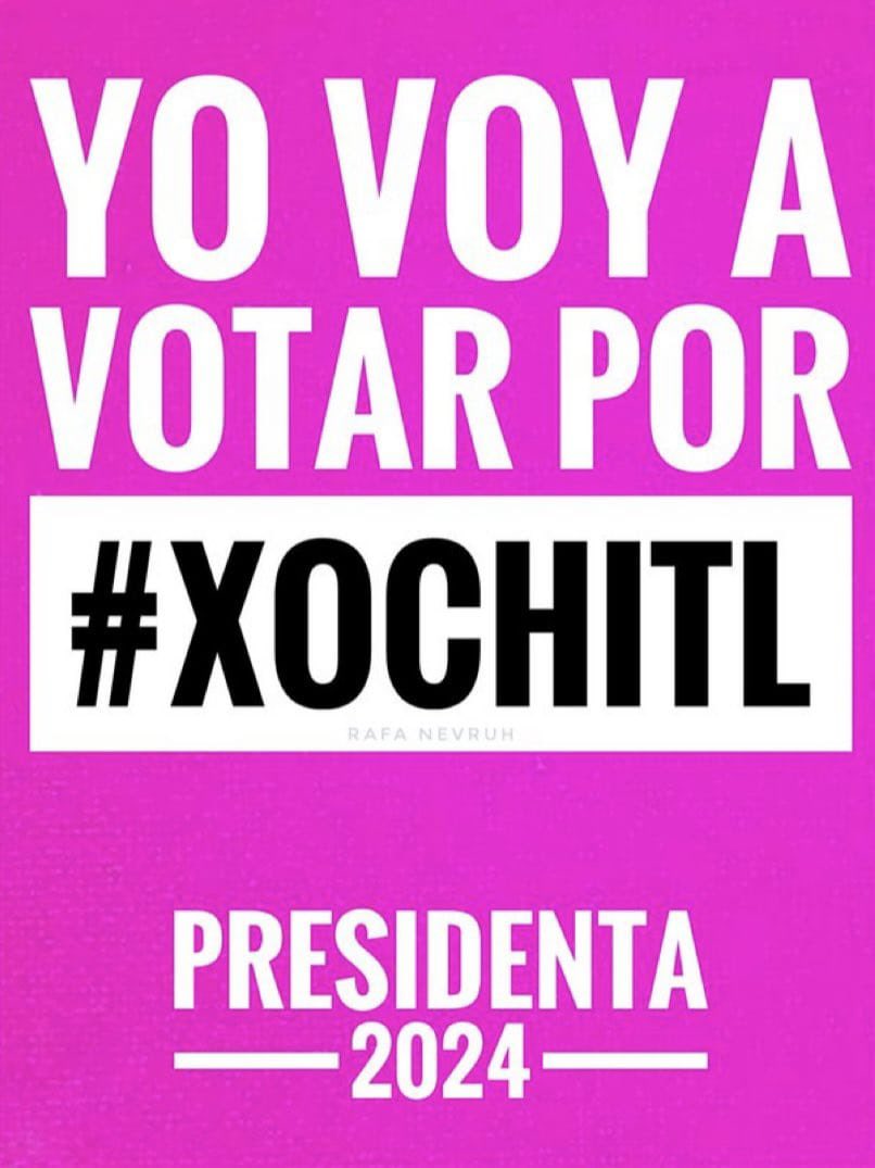 ¿Vas a votar por @XochitlGalvez el 2 de junio? 𝐃𝐞𝐩𝐨𝐬𝐢𝐭𝐚 𝐚𝐪𝐮í 𝐭𝐮 #𝐗𝐨𝐜𝐡𝐢𝐭𝐥𝐆𝐚𝐥𝐯𝐞𝐳𝐏𝐫𝐞𝐬𝐢𝐝𝐞𝐧𝐭𝐚𝟐𝟎𝟐𝟒 #𝐌𝐢𝐕𝐨𝐭𝐨𝐏𝐚𝐫𝐚𝐗𝐨𝐜𝐡𝐢𝐭𝐥𝟏𝟎 🤞🏻 #XochitlSiDebate