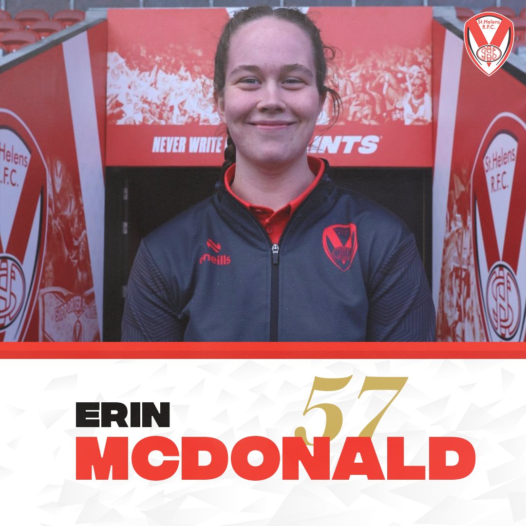 📜 Heritage Number #57 👋 Erin McDonald becomes the 57th player to represent St.Helens Women, after coming off the bench during today's 60-6 victory over Huddersfield! #COYS