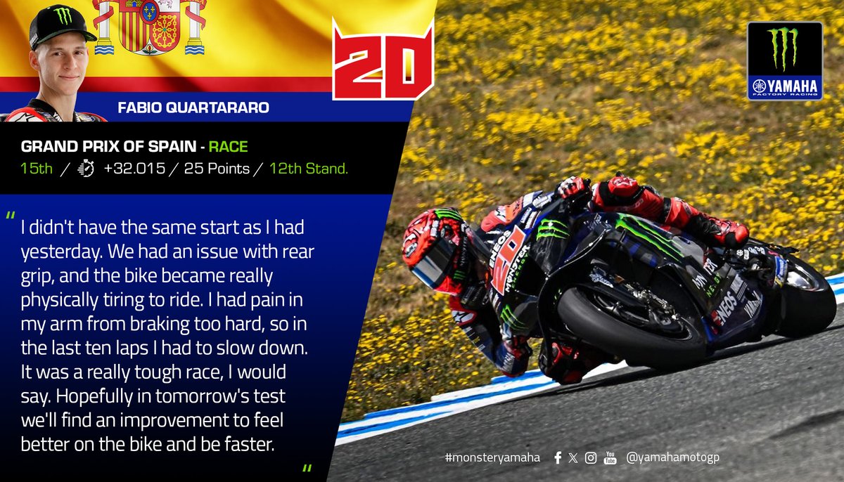 Monster Energy Yamaha MotoGP (@YamahaMotoGP) on Twitter photo 2024-04-28 15:39:55