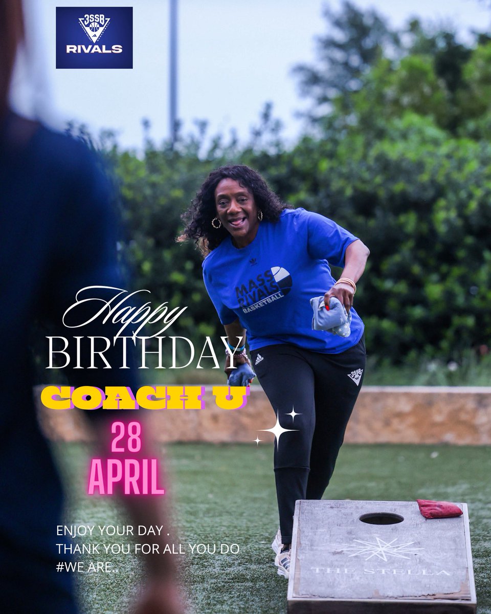 Please join us and send Happy Birthday blessings to our coach, director & friend @IAMCoachU1 Have an amazing day . Thank you for all you do 🎉🎉🎉 We Are…