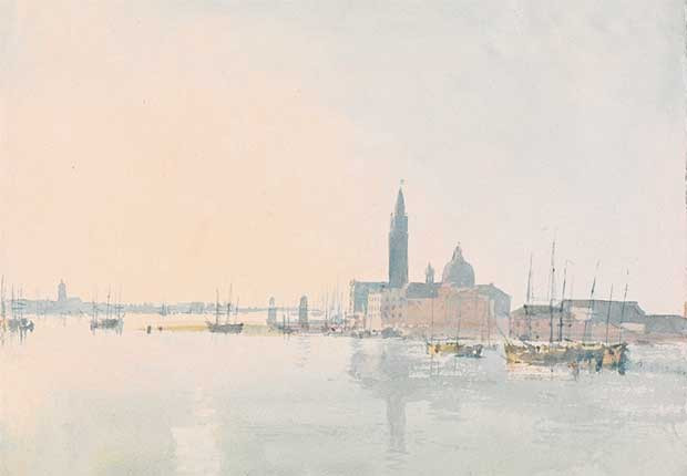 William Turner - Venise, San Giorgio Maggiore, tôt le matin (1819)
#williamturner #turner