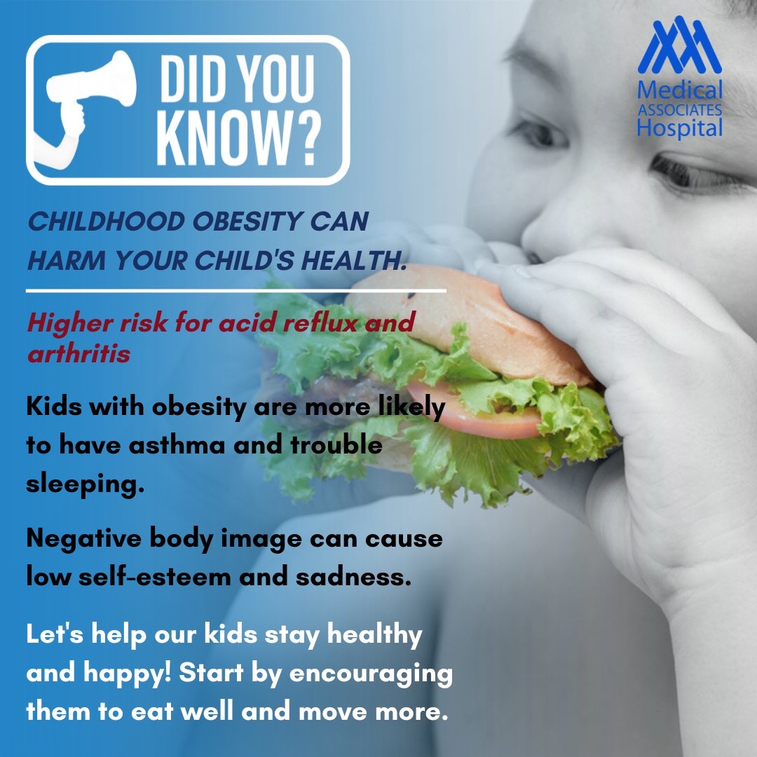 Childhood obesity isn't just about appearance, it's about health. Let's break the cycle and empower our kids to live their best lives! #HealthierKidsHappierKids #ChildhoodObesity #StayActive