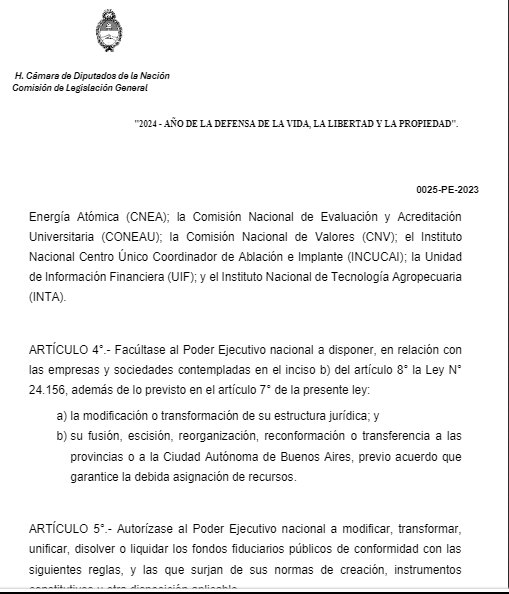 ¿Querés saber por qué decimos #NoALaLeyDeBases ? El art 3 pone en riesgo a todo el sistema de Ciencia y Tecnología: habilita a modificar la estructura organizativa, transferir a otros ámbitos y/o reestructurar a los organismos públicos, entre ellos CONICET pero también a otros 👇