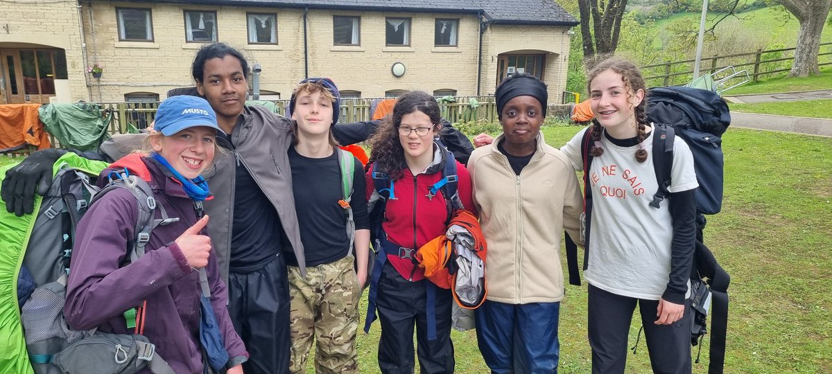 Another successful bronze expedition completed, time to dry out,well done to all participants @SexeysSchool @SomersetDofE