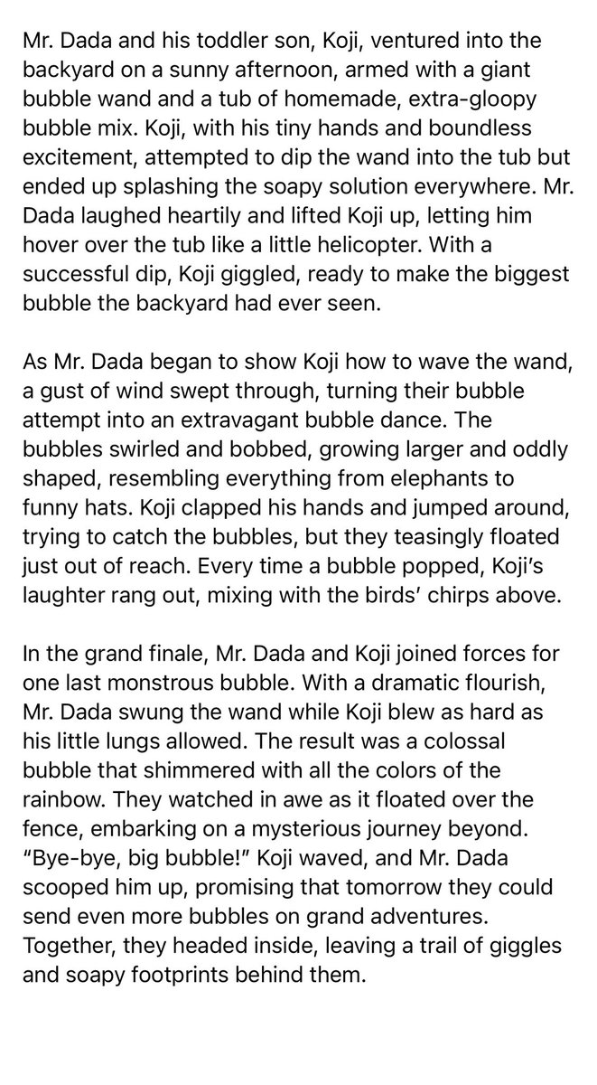 Bubbles and giggles in the backyard! 🎈 Watch Mr. Dada and Koji make giant, goofy bubbles and share heartwarming laughs. #FamilyFun #BubbleMagic #DadAndSon #Playtime