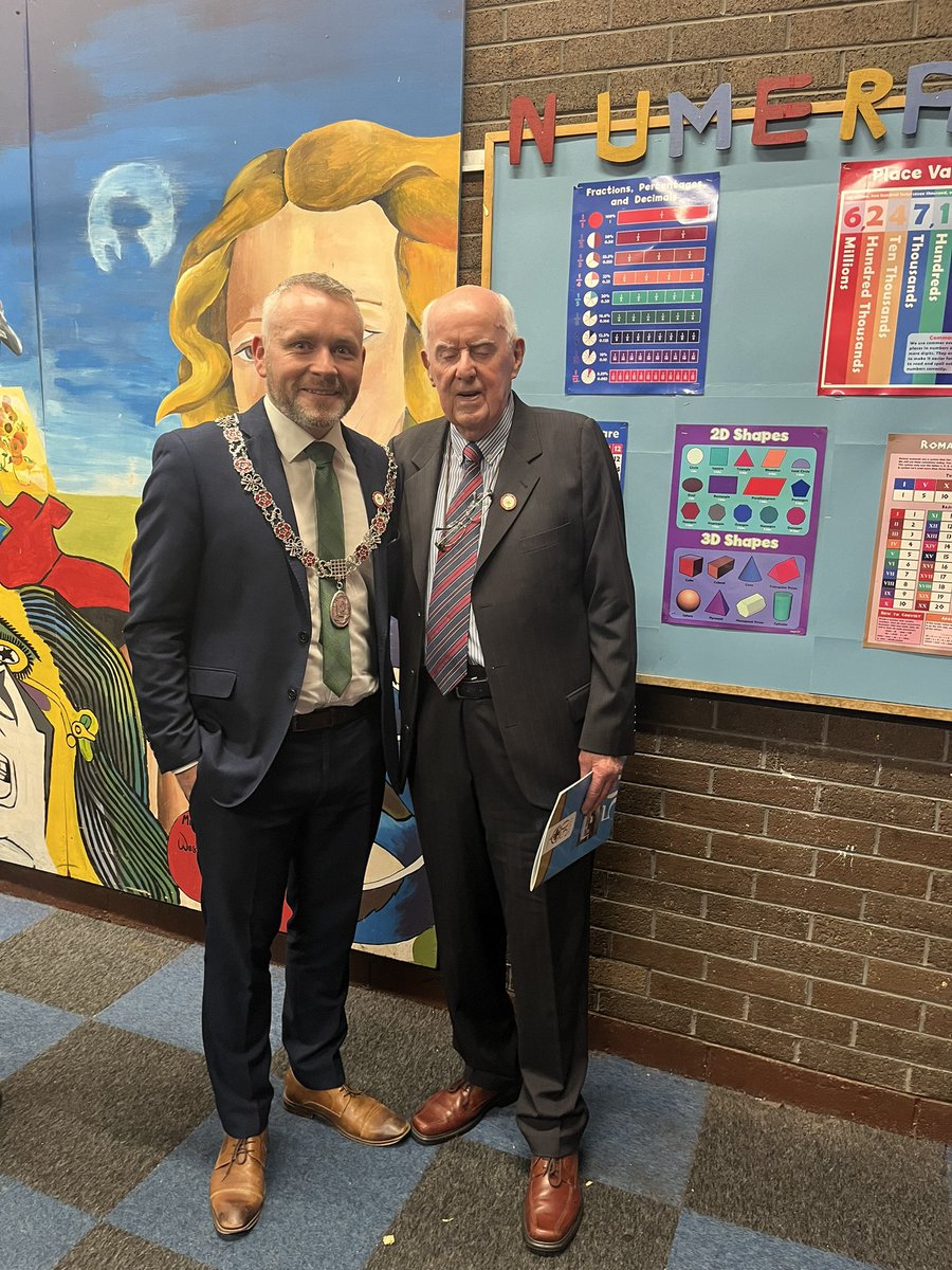 Lovely to meet this trailblazer #JohnMurphy & chat and share memories @mayfieldcs 50th anniversary celebrations last Friday - John Murphy led the way for one of Corks first #communityschools #dóchas #lecheile #measargachcraobh