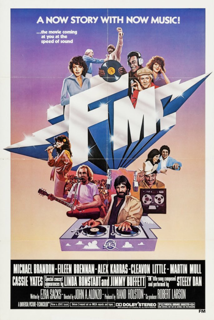 On this date in 1978, the movie FM, about a radio station with a motley collection of DJs was released in the US. Linda Ronstadt, Jimmy Buffett and REO Speedwagon all appeared in the film. The theme song from the movie Steely Dan's 'FM (No Static at All)' won engineers Al Schmitt