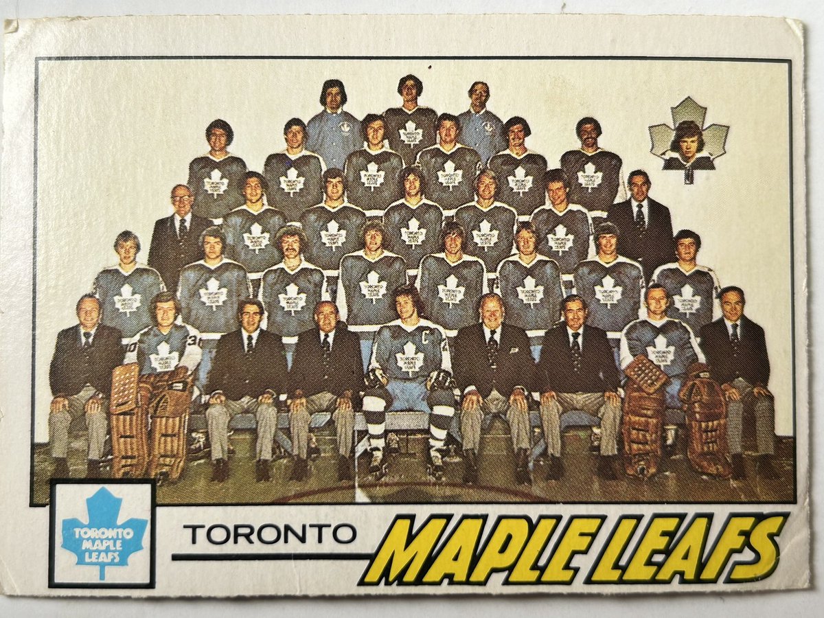 1977-78 
#TorontoMapleLeafs