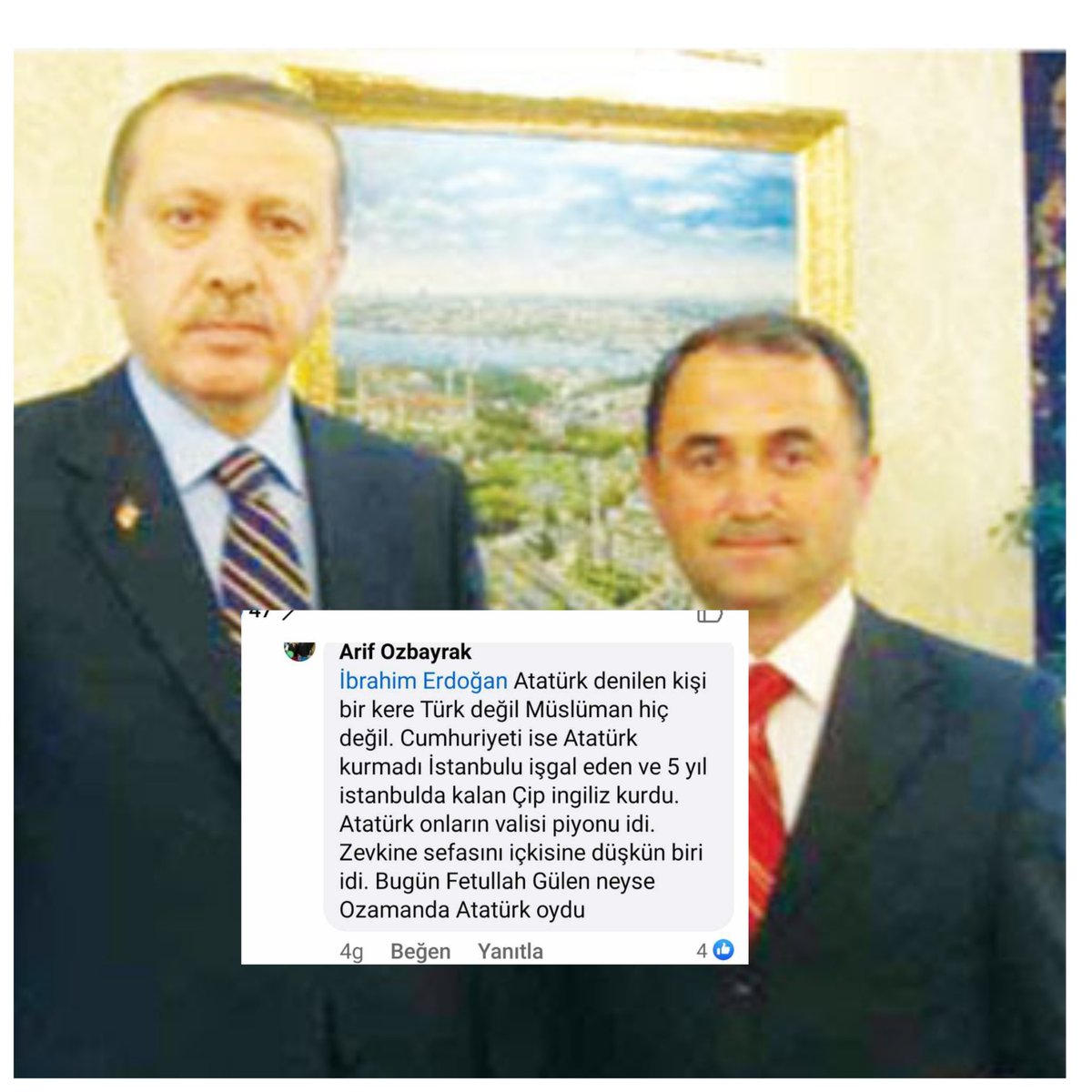 KKTC Dipkarpaz belediyesi eski Başkanı Arif Özbayrak:' Atatürk Türk ve Müslüman değildi, Cumhuriyeti Atatürk kurmadı, Atatürk İngilizlerin piyonuydu, içkisine düşkün biriydi' diyor.. @add_genelmerkez @ceyhunirgil @nasuhbektas @SibelSuicmez