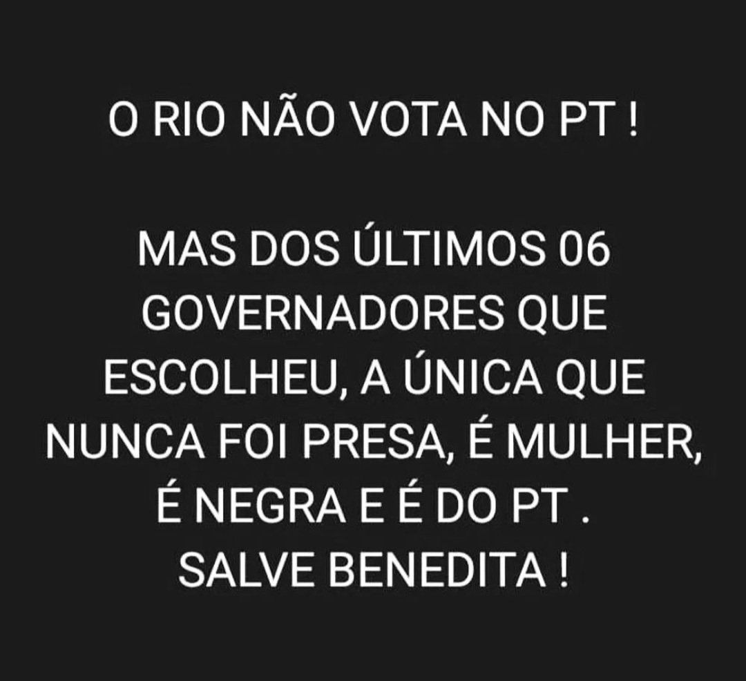 Salve @dasilvabenedita 🤩