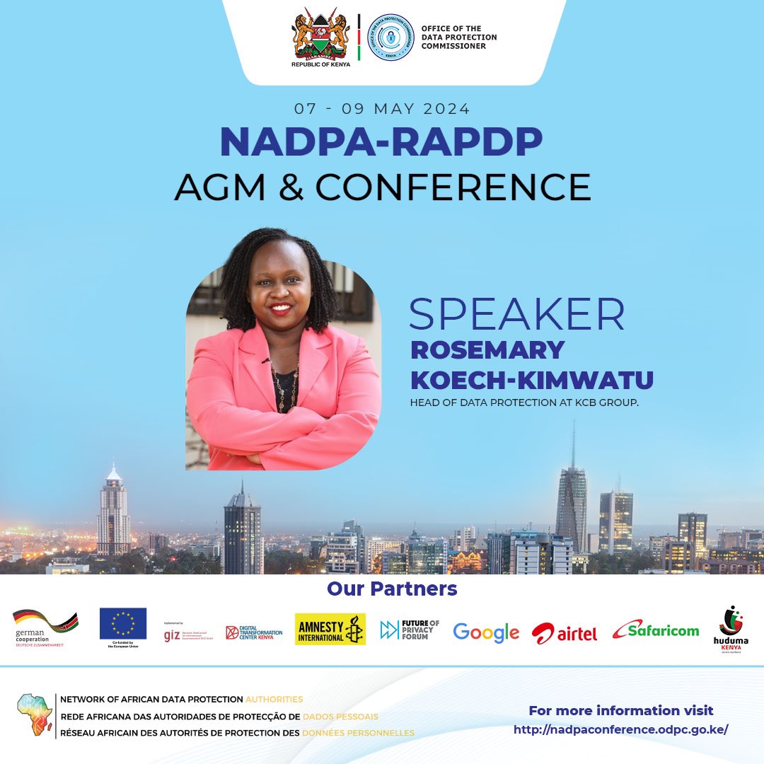 Our upcoming discussions on regional framework harmonization are not to be missed. Let's work together to create an environment conducive to smooth cross-border data transfer and sustainable economic development.

NADPA

#NADPAAGM

#DataProtectionKe

#DataGovernance