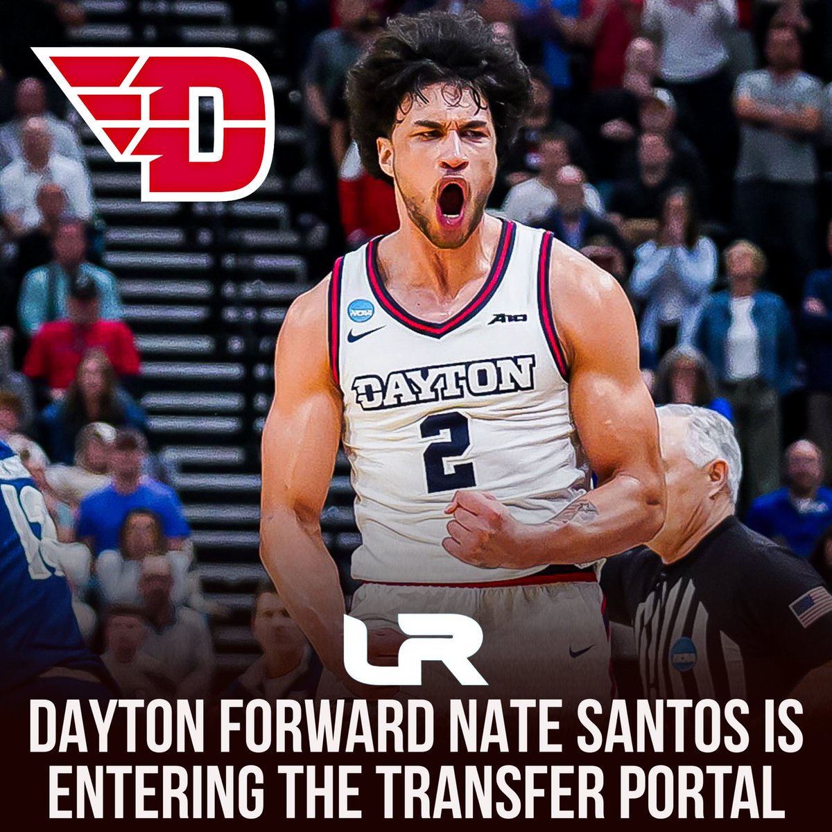 NEWS: Dayton forward Nate Santos is entering the transfer portal, a source tells @LeagueRDY. Santos is a native of Geneva, Illinois who began his career playing two seasons at Pitt before playing one at Dayton. Started all 33 games played this season. He averaged 11.7PPG,…