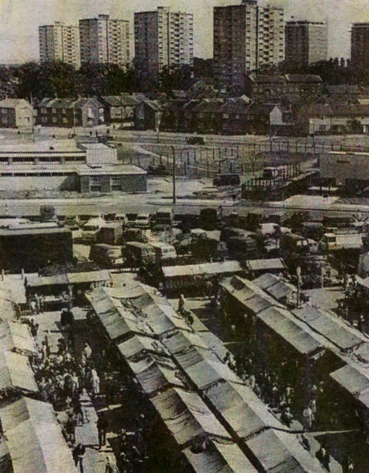 kirkby market in 1975