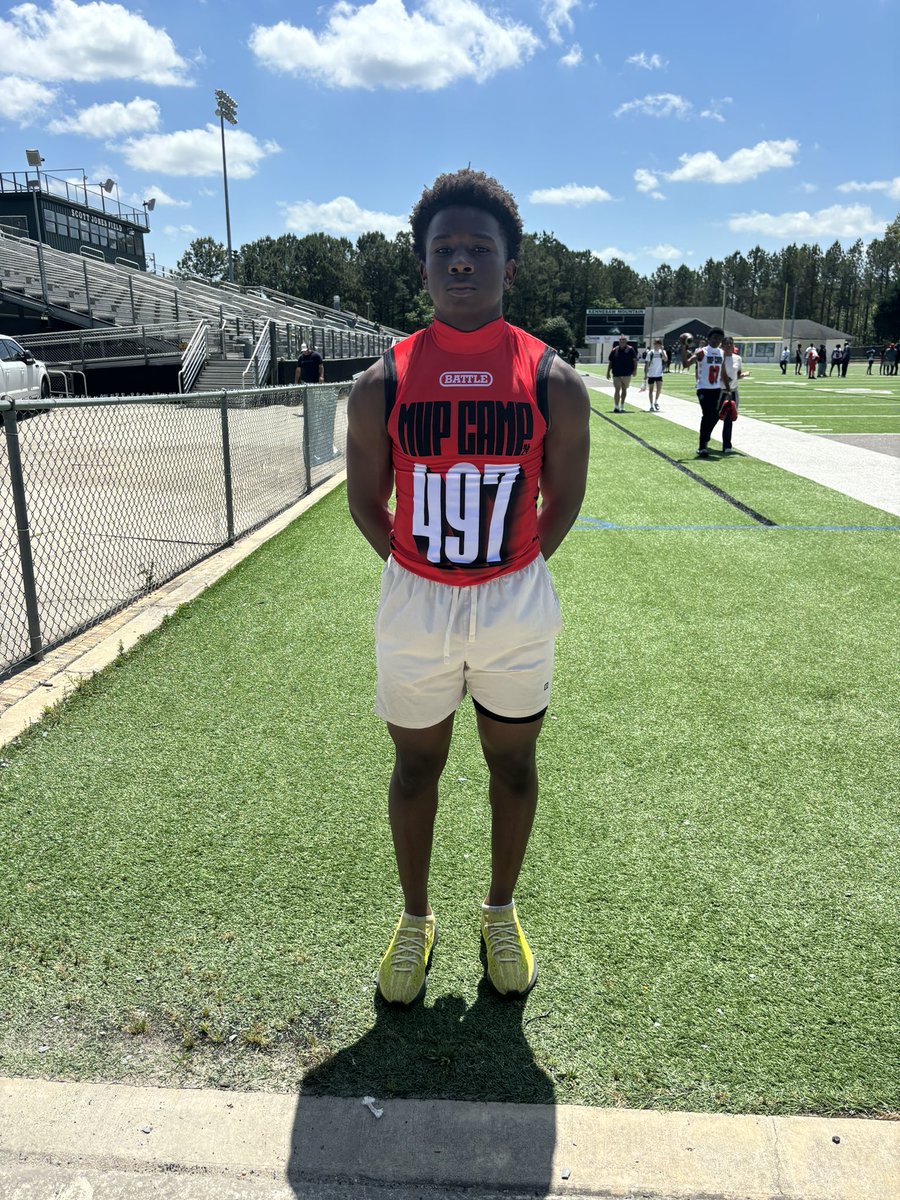 Had a great time at the MVP Camp today! @CoachBarron_ @CantrellKinley @Lashon_24 @coachMJ_ @TheMVPCamps @ChadSimmons_ @RecruitGeorgia @NwGaFootball @HSM_WestGA @RustyMansell_