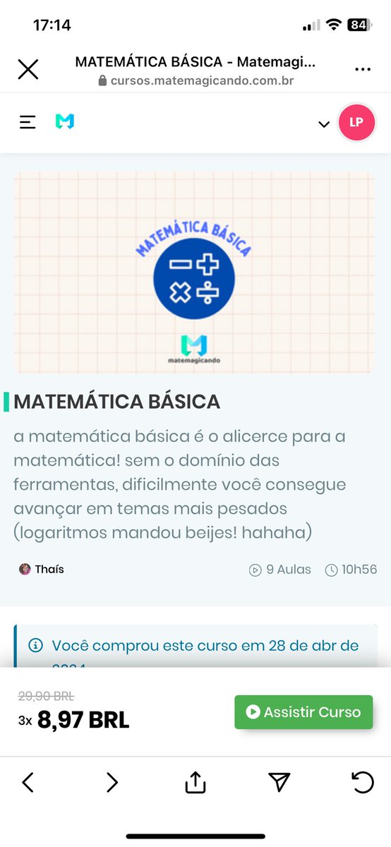 studyluup's tweet image. cursos básicos de exatas!!!!
o da thaís ta de graça!!! o do ricci por um preço muitoooo acessível :)