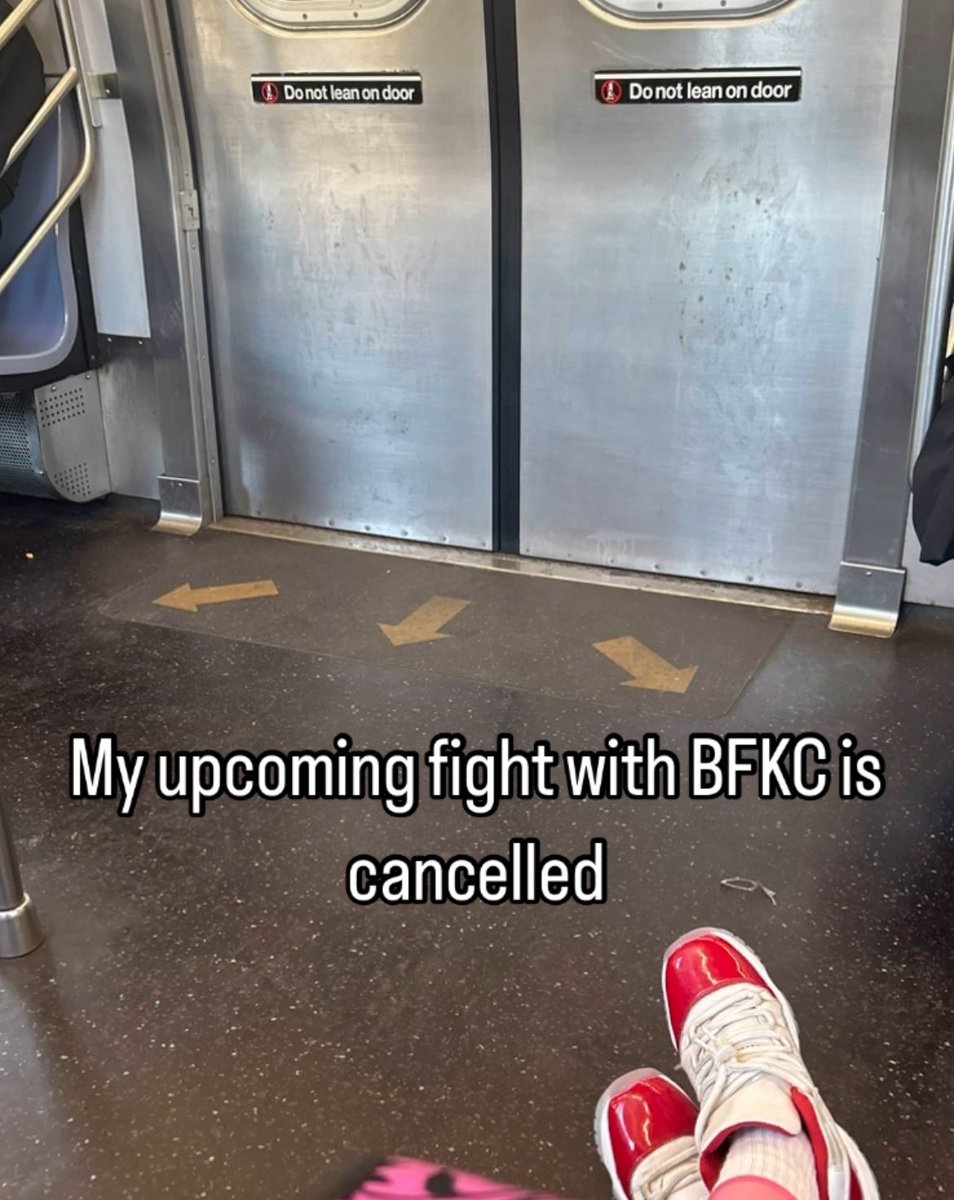 To all my fans who purchased tickets, I’m sorry! I’ll be releasing a full statement tomorrow but I WILL NOT BE FIGHTING MAY 11 with BKFC.