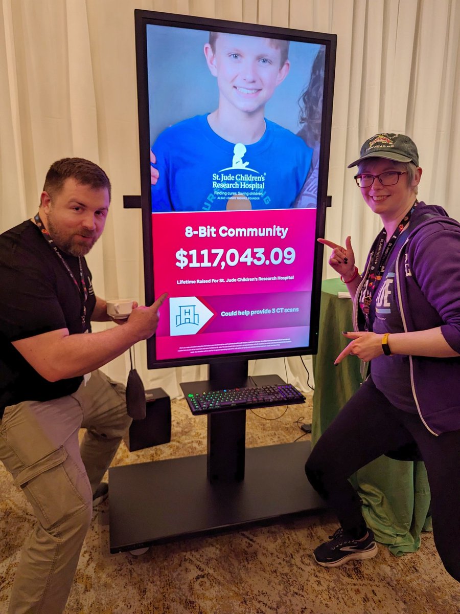 8Bit_Community's tweet image. Can you believe our team has raised over $117,000 for the kids of @StJudePLAYLIVE??? St. Jude provides no-cost CARE to kids with cancer, and shares their research freely around the world. We are so proud of our team and their communities for helping us achieve this! 😭