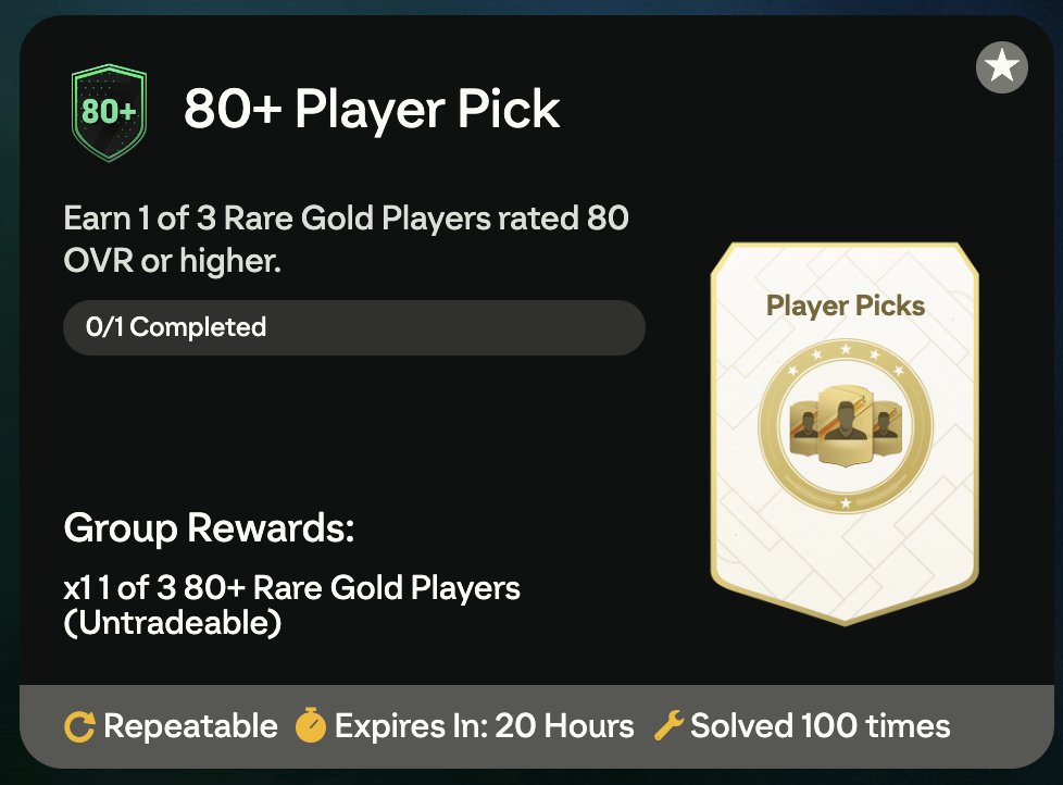 I have done 100 of these and not one single TOTS!!!
Do you have the same issue? Are these nerfed?
#FC24