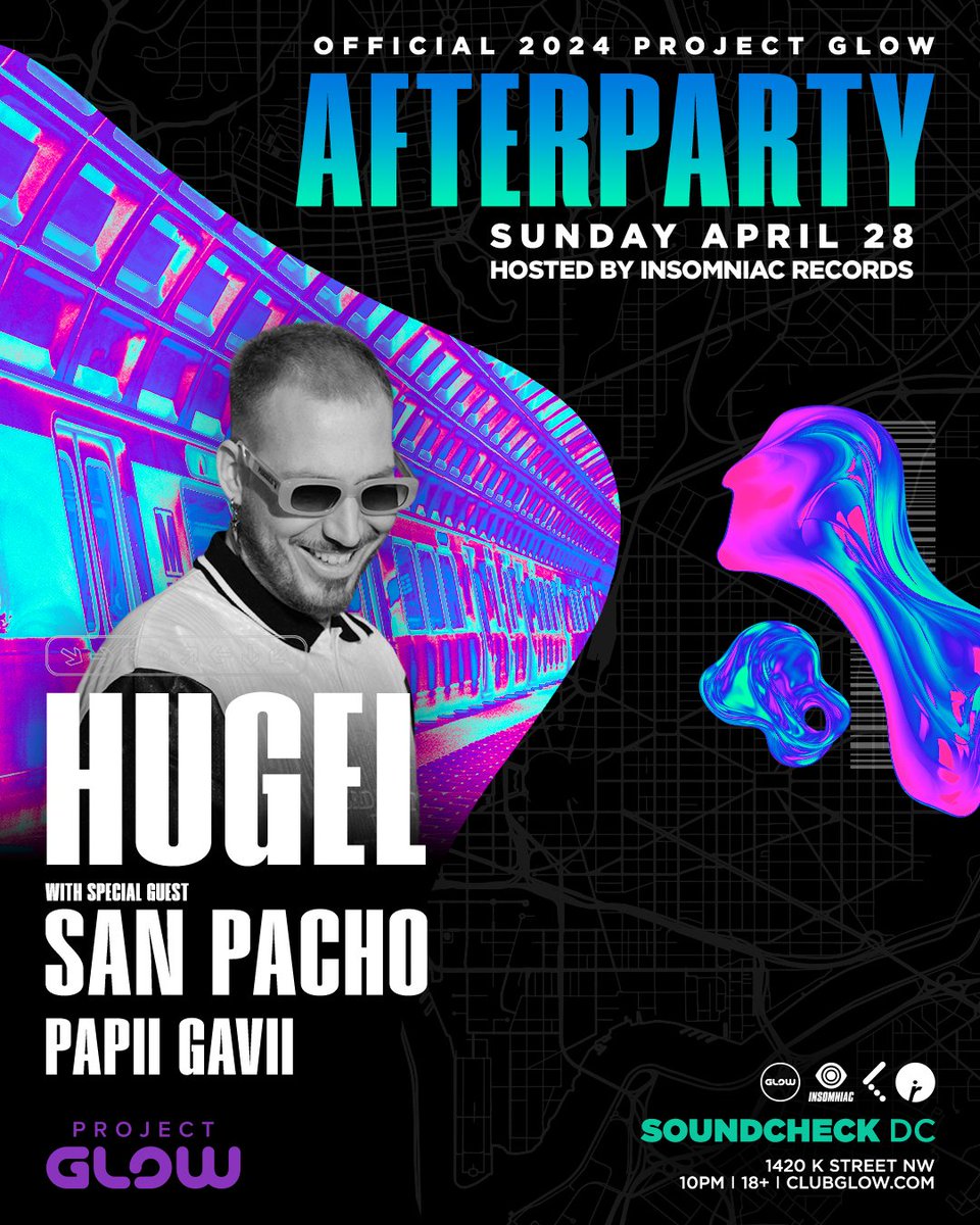🚨 𝗦𝗨𝗣𝗣𝗢𝗥𝗧 𝗔𝗡𝗡𝗢𝗨𝗡𝗖𝗘𝗗 + 𝗙𝗜𝗡𝗔𝗟 𝗧𝗜𝗖𝗞𝗘𝗧𝗦🚨Surprise! Special guest @SanPachoMusic will be joining @HUGELTHUG's #ProjectGLOWFest Afterparty tonight. Less than 𝟭𝟬𝟬 tickets remain! Secure your post-festival plans now! → bit.ly/HUGEL-PGFAFTER