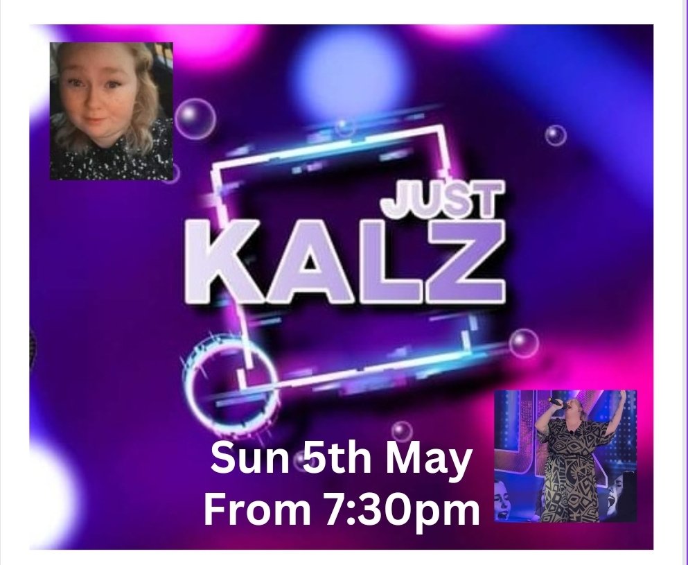 Join us next Sunday for some bank holiday fun.

Pub sports in the day, then the amazing Just Kalz will be joining us for an evening of live music #supportyourlocal #TAH