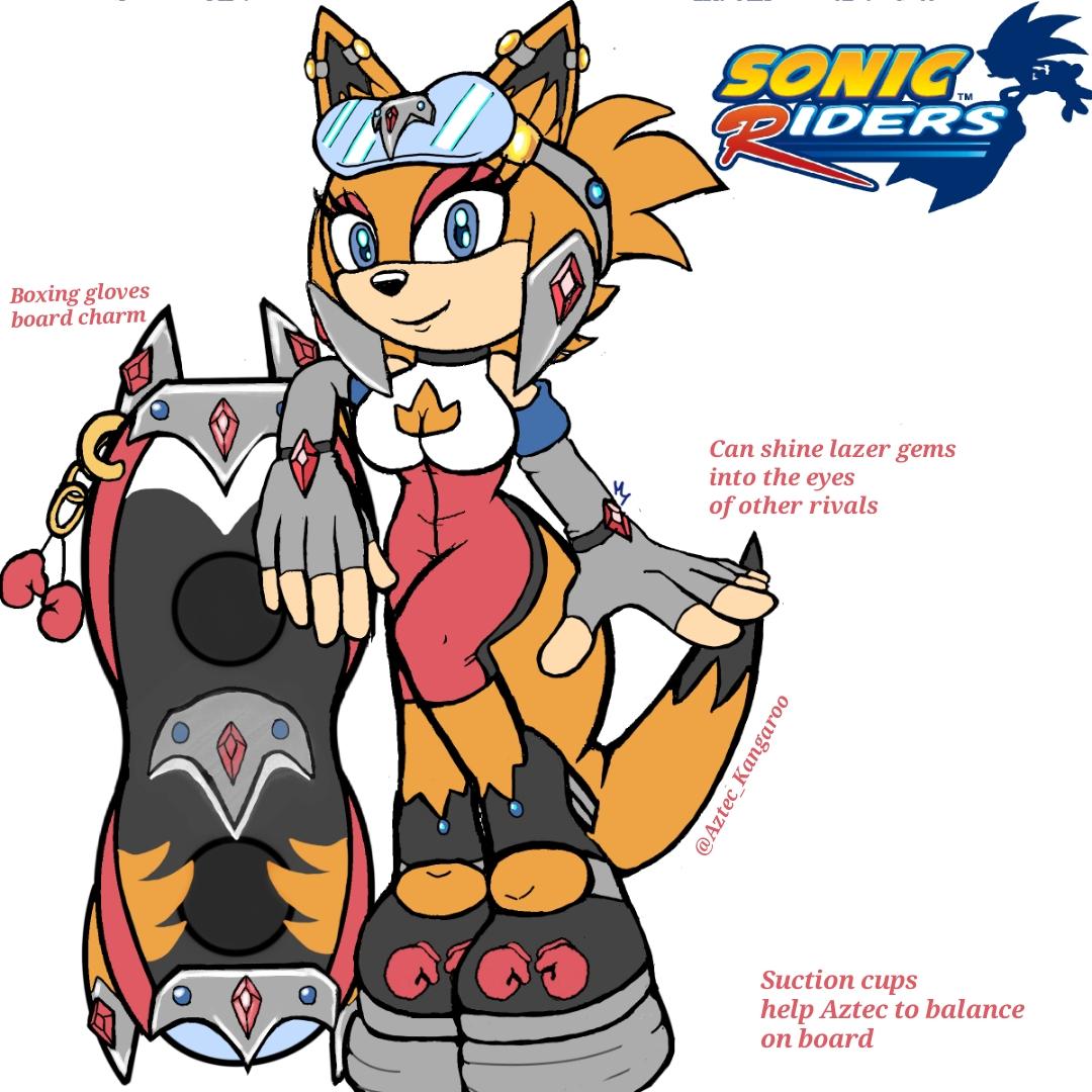 Sonic Riders released in 2006. It's now 2024 and I've finally got round to make a Riders Aztec! 🥰 #SonicTheHedeghog #sonicriders