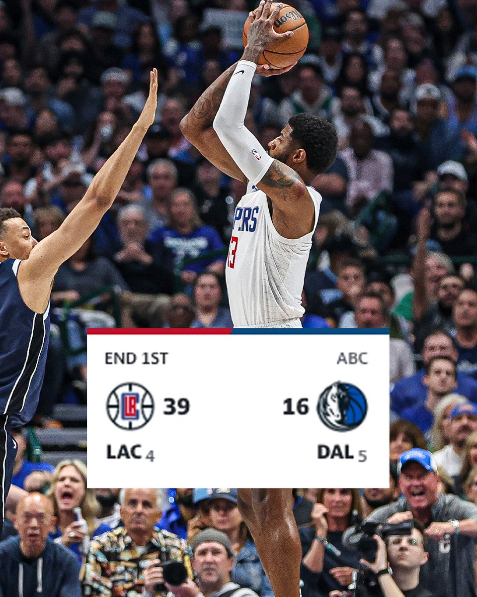 CLIPPERS UP 23 AFTER THE FIRST 🤯