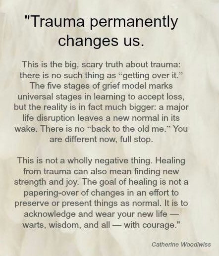 Everyone who has supported a loved one with #dementia knows that #trauma permanently changes us. #Alzheimers #mentalhealth #quote