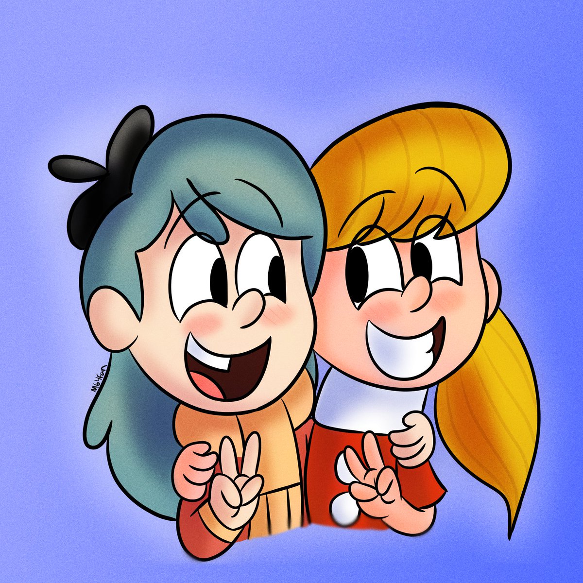 Hilda and Karen :) #Hilda #Hildatheseries #hildanetflix #hildafanart #rankinbass #crossover #fanart #drawing #illustration #cartoon