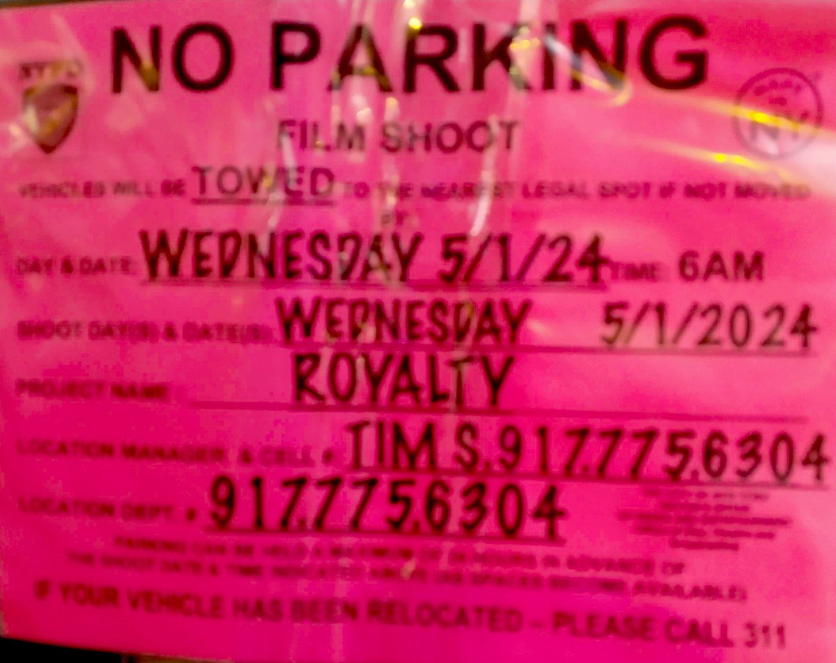 #Royalty filming at/near E 161st Street & River Ave. 5/1/24
@olv @MadeinNY