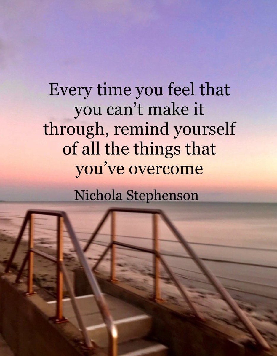 Every time you feel that you can’t make it through, remind yourself of all the things that you’ve overcome 👌💪🏻

#positive #mentalhealth #mindset #joytrain #successtrain #thinkbigsundaywithmarsha #thrivetogether #strength