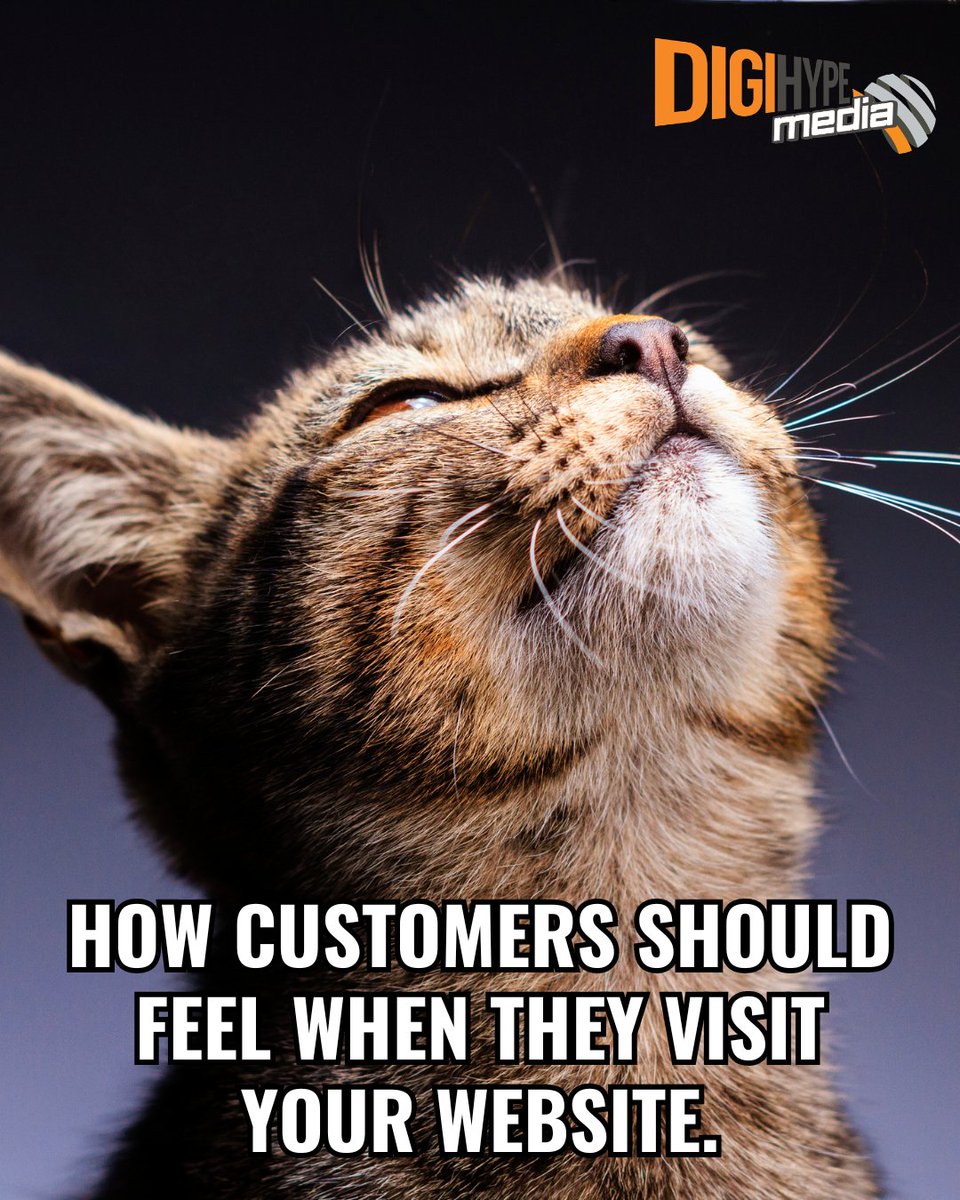 How customers should feel when they visit your website... Get started with DigiHype Media today at digihypemedia.ca #Marketing #marketingagency #Digitalmarketing #Advertisingagency