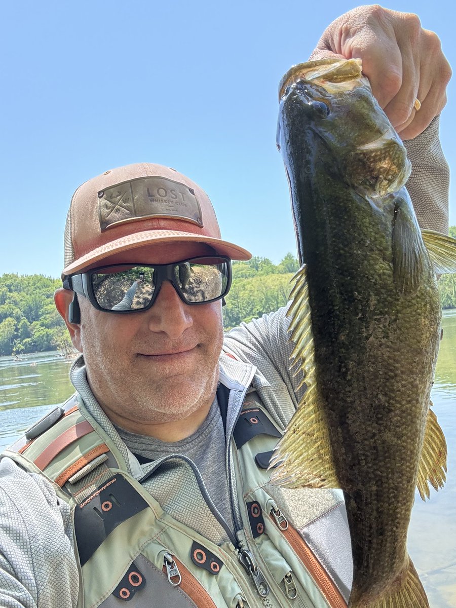 First #SmallmouthBass of the year is always fun.…#Spring has arrived on the #PotomacRiver! #DC is blessed to have this great river!