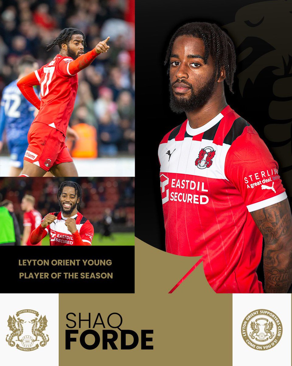 What a first season in the EFL for Shaq!

He wins our Young Player of the Year award 🤝

#LOFC #OneOrient