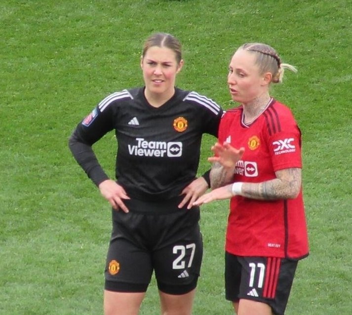 Mary Earps & Leah Galton 💪
#MUWomen #BarclaysWSL