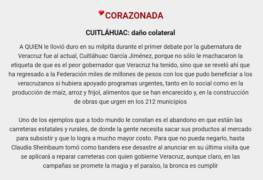 💕 #CorazonadaAlCalor 💕 || CUITLÁHUAC: daño colateral
#ElPoderDeLaVerdad