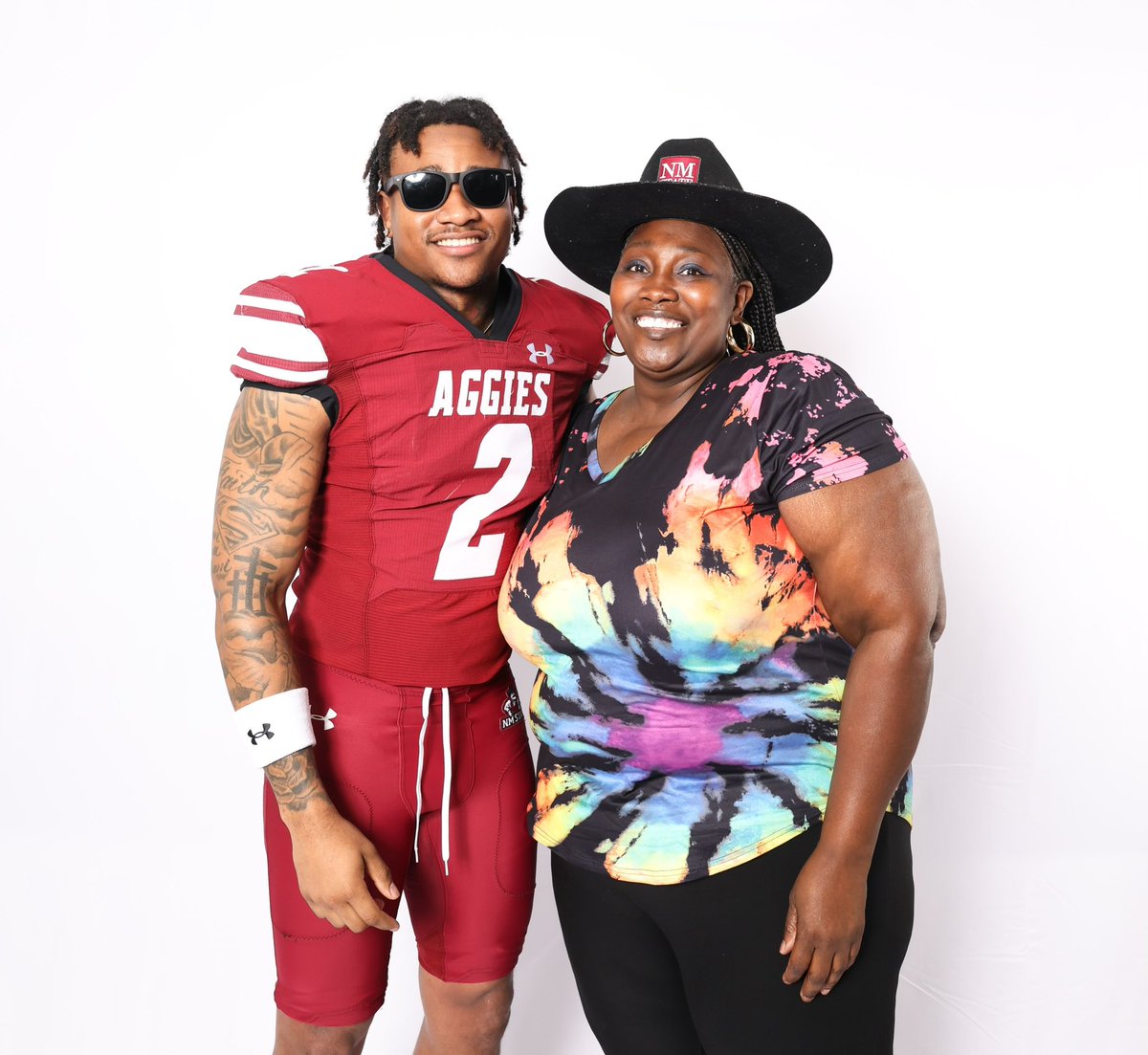 My mom and I had a Great weekend, I appreciate y’all having us #Aggie family!! @NMStateFootball @coachC_Cormier @Coach_TSanchez