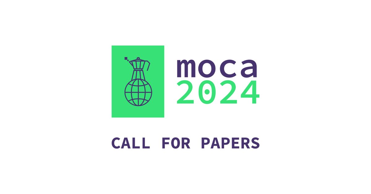 ATTENZIONE!
Stiamo cercando #relatori per il #MOCA2024!

Hai qualcosa di interessante da condividere?
Vuoi illuminare le menti e ispirare la prossima generazione di innovatori?💡

Invia subito la tua candidatura
moca.camp/call-for-paper…

#CallForPapers #Informatica #MetroOlografix