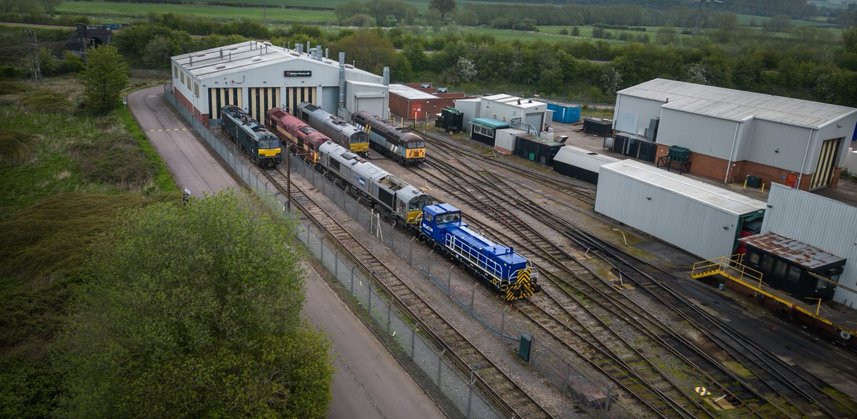 Clayton Class 18 180002 at Loughborough Works 27/04/24