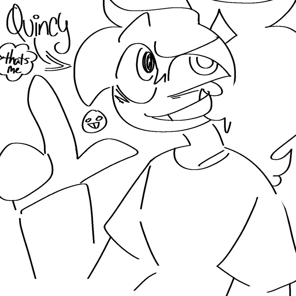 quinnzorian's tweet photo. redownloaded ibispaint and tried a cool custom brush that moss has (moss_n_soap). methinks it brings out my style :) #art #digitalart #ibispaint #brush #custombrush #doodles #doodle https://t.co/LI3Re9O4jT
