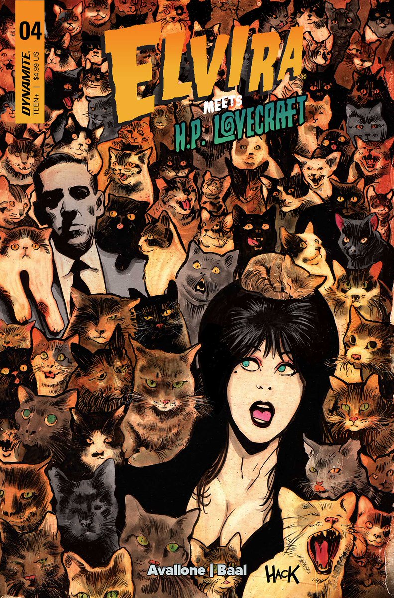 Obsessed with this @Robert_Hack cover for #Elvira Meets Lovecraft #4

Preorders for this are due Monday, so hit up your retailer if you want this fun celebration of our feline friends!

@DAvallone