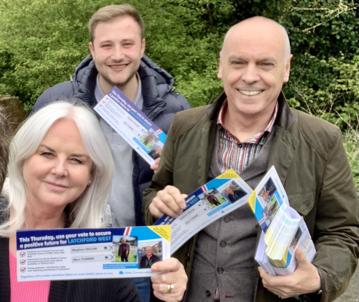 🔵🌞Busy weekend with our great local teams across Warrington delivering leaflets, letters and knocking on doors.