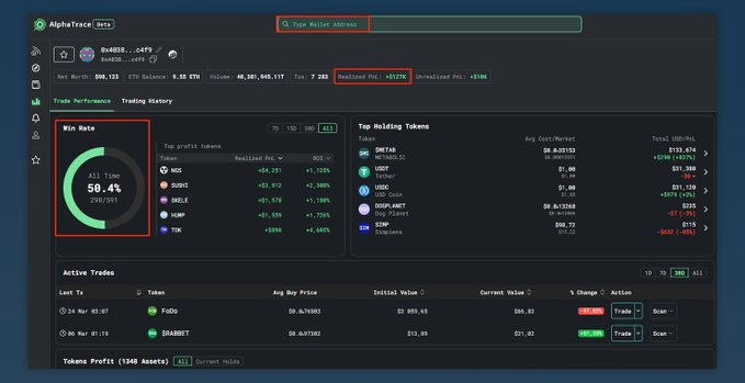 saidikais's tweet image. Are you tired of missing out on new opportunities? Join #AlphaTrace while it is still free. The concept is great and it is worth a look.
Registration link: alphatrace.co/stream?ref=APT…
#Crypto #Bullrun2024 #Altseason