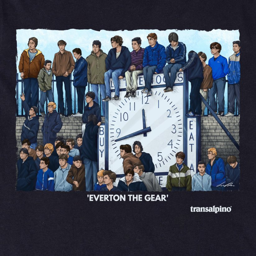 Everton 'The Gear' now online. With Everton soon to leave The Grand Old Lady, fans are getting nostalgic about Goodison Park. We've reworked a photo from circa 1979/80 of the old Littlewoods clock on the corner of The Enclosure & The Gwladys St End. There's no disputing that…